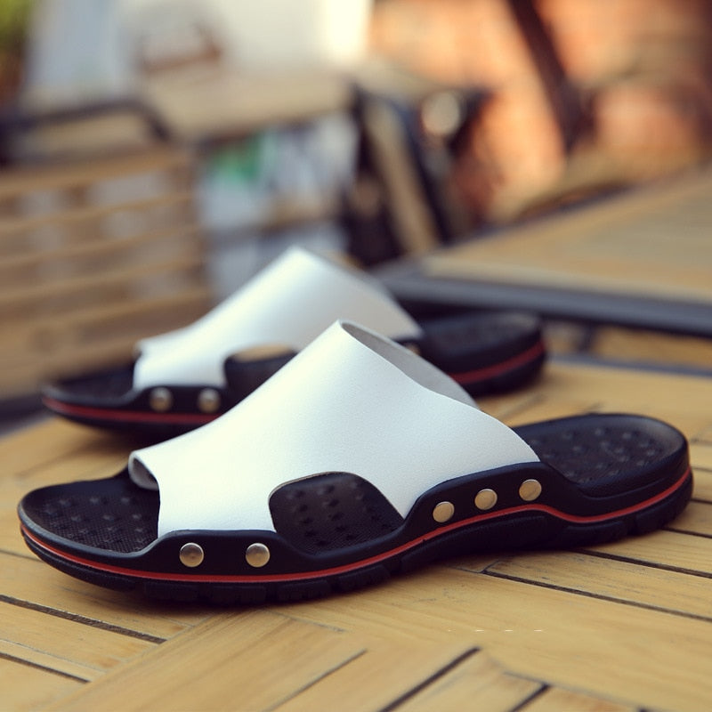 Genuine Leather Men Sandals