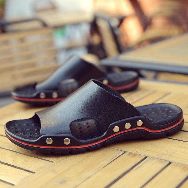 Genuine Leather Men Sandals